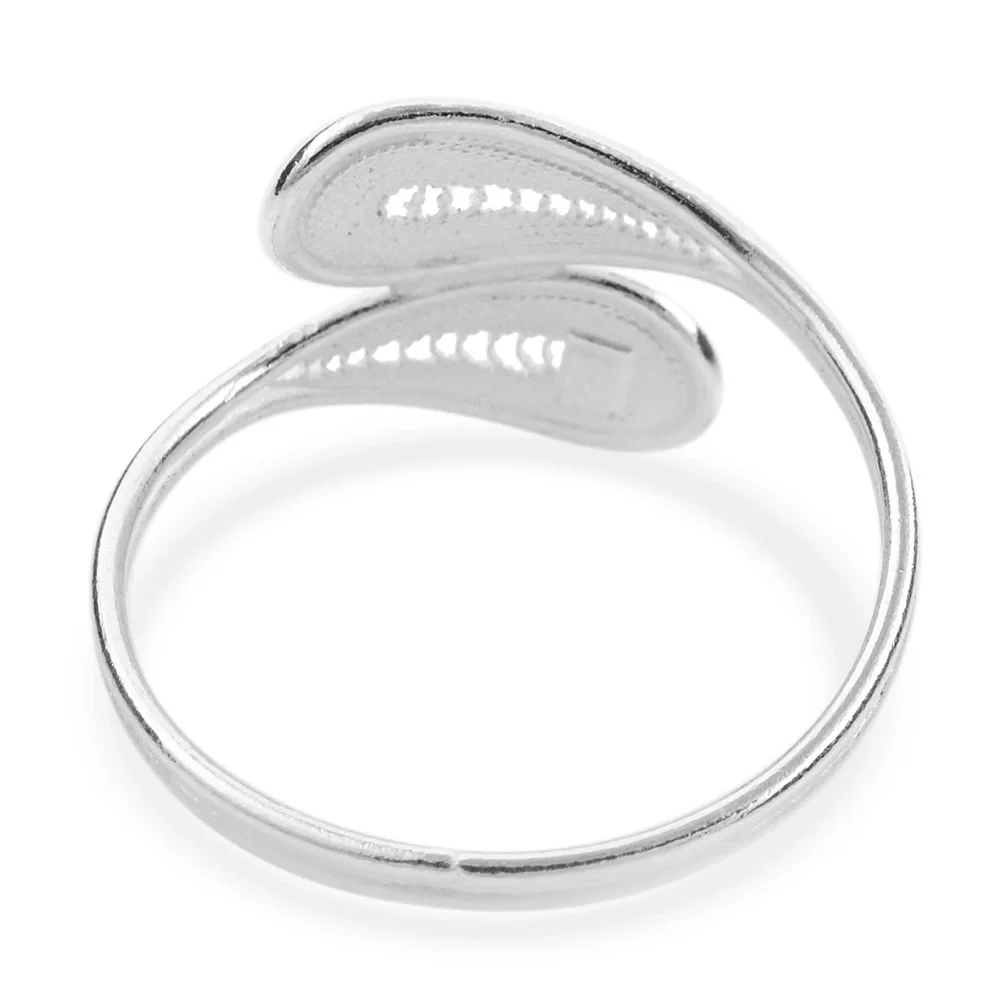 Sterling Silver Bypass Ring
